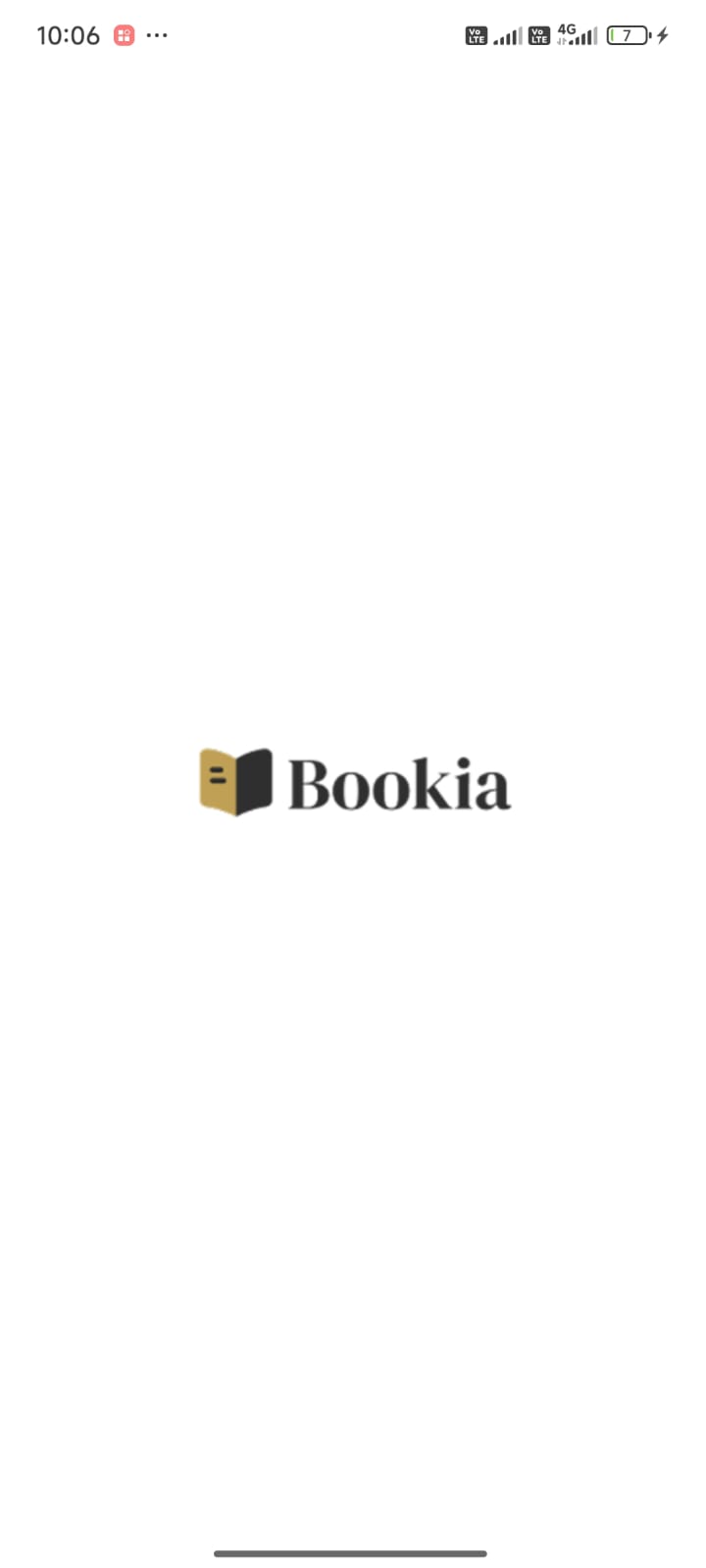 Bookia Splash Screen
